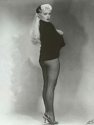 B&W photos with ladies in pantyhose from a private retro album